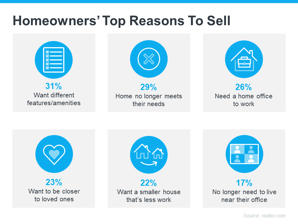 Top reasons owners are still selling houses